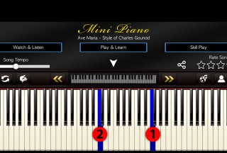 Mini Piano ®, Play and learn