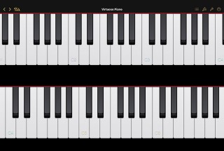 Virtuoso Piano Free 4, Medium display mode