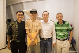 Pianovers Hours, Chris, Joseph, Yong Meng, and Albert