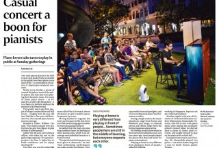 Straits Times, Home, 19 Oct 2017, Pianovers Meetup featured in "Casual concert a boon for pianists"