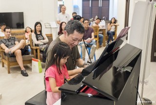 Pianovers Meetup #64, Gavin, and Emmy performing
