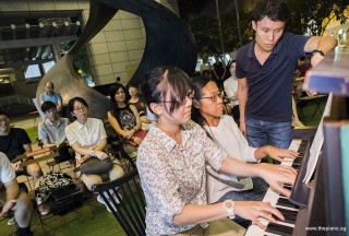 Pianovers Meetup #77, Zhi Jing, and Winnie performing
