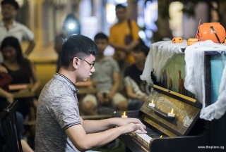 Pianovers Meetup #99 (Halloween Themed), Chia Ming Hao performing