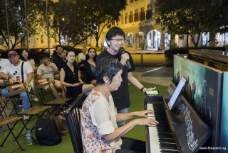 Pianovers Meetup #105, Lim Ee Fong, and Pek Siew Tin performing