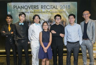Pianovers Recital 2018, Joshua Peter, Jonathan Lam, Teh Yuqing, Erika Iishiba, Xavier Hui, Jeremy Foo, and Yu Teik Lee
