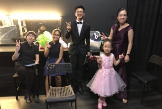 Pianovers Recital 2018, Pek Siew Tin, Erika Iishiba, Max Zheng, Chia I-Wen, and Jenny Soh