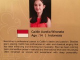 3rd Steinway Regional Finals Asia Pacific 2016, Contestant Profile, Caitlin Aurelia Wiranata, 14, Indonesia