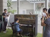 Pianovers Meetup #1, Mother of Ms He Zong Yi's student, Xu Haishi, videos his performance
