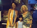 Pianovers Meetup #1, Denise, Elizabeth Ng, and her family member