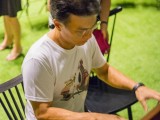 Pianovers Meetup #5, Timothy Goh plays, Junn Lim looks on