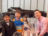 Launch of new Steinway Crown Jewel, Andrew Goh with three children