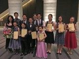 3rd Steinway Youth Piano Competition Gala Concert, Group picture of adjudicators and contestants
