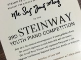 3rd Steinway Youth Piano Competition Gala Concert, Invitation card addressed to ThePiano.SG