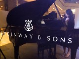 Steinway Gallery Singapore Clearance Sale 2016, Steinway & Sons logo on the piano