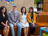 Second ThePiano.SG Piano Teachers’ Outing, Group picture of Serene Chew, Sng Yong Meng, Pauline Tan, and Liew Hui Jie