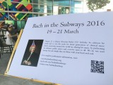 Bach in the Subways Singapore 2016, Poster of the event