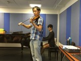 NUS Piano Ensemble Alumni Concert 2016, Mark Cheng on the piano, Matthew Seah on the violin