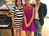 Launch of 3rd Steinway Youth Piano Competition 2016, Corinna Chang, Nicole Tay Wan Ni, and Sng Yong Meng