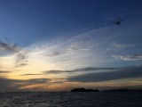 Pianovers Sailaway Pre-Event Shoot, Drone flying in the sunset