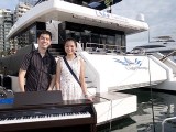 Pianovers Sailaway 2016, Pre-boarding picture of Mark Sim, and Lee Cai Ping