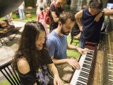Pianovers Meetup #42, Vanessa and Mitch playing
