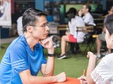Pianovers Meetup #54, Theng Beng taking an interview by Straits Times reporter