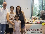 ThePiano.SG Pop-up Stall @ Suntec, Yong Meng, Priscilla and family