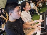 Pianovers Meetup #77, Jeremy Foo, and Grace Wong performing