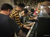 Pianovers Meetup #94 (Mid-Autumn Themed), Teo Gee Yong, Kendrick Ong, Yu Teik Lee, Brian, and Peter Prem playing