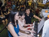 Pianovers Meetup #99 (Halloween Themed), Li Zhijing, and Ten Xiao Qin performing