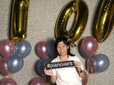 Pianovers Meetup #100 (Celebratory Themed), Pianovers taking picture at photo booth #8