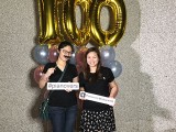 Pianovers Meetup #100 (Celebratory Themed), Pianovers taking picture at photo booth #32