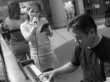 Pianovers Meetup #101, Teo Gee Yong playing, and Ashley Nguyen singing