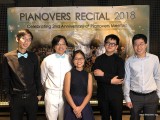 Pianovers Recital 2018, Jonathan Lam, Teh Yuqing, Erika Iishiba, Xavier Hui, and Jeremy Foo