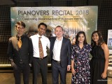 Pianovers Recital 2018, Joshua Peter, Peter Prem, Sng Yong Meng, Leena, and Jeslyn Peter