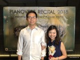 Pianovers Recital 2018, Jasmine Khoo, and her friend