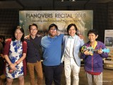 Pianovers Recital 2018, Chung May Ling, Joel Giam, Zafri Zackery, Teh Yuqing, and Lim Ee Fong