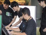 Pianovers Meetup #130, John, and Wang Jiaxin playing