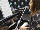 Pianovers Talents 2019, Tiara Maimun Bte Iskandar testing the mic