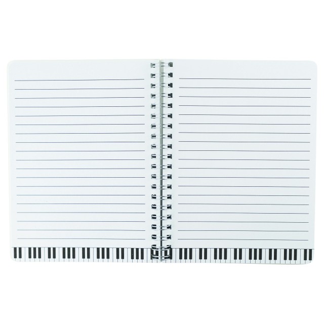 SoftCover A5 Notebook with Lines 60 pages