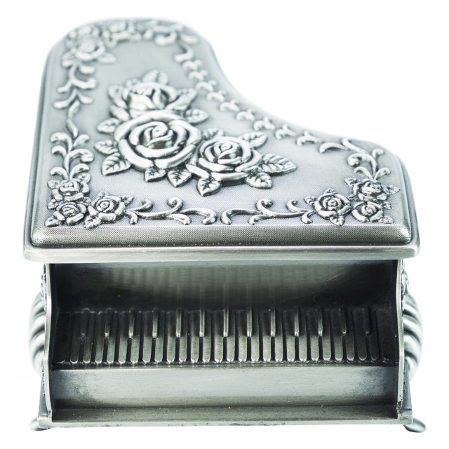 Jewellery Box Zinc-alloy Metal trinket box Vintage Piano Shaped