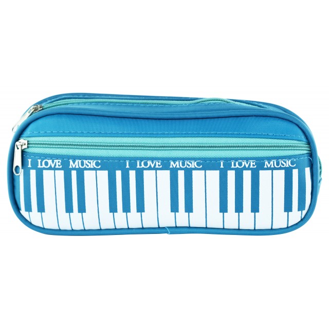 Square Pencil Bag (Blue)