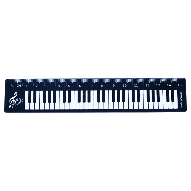 Music Straight Ruler - 15cm