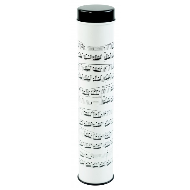 Round Musical Pencil Case (White)