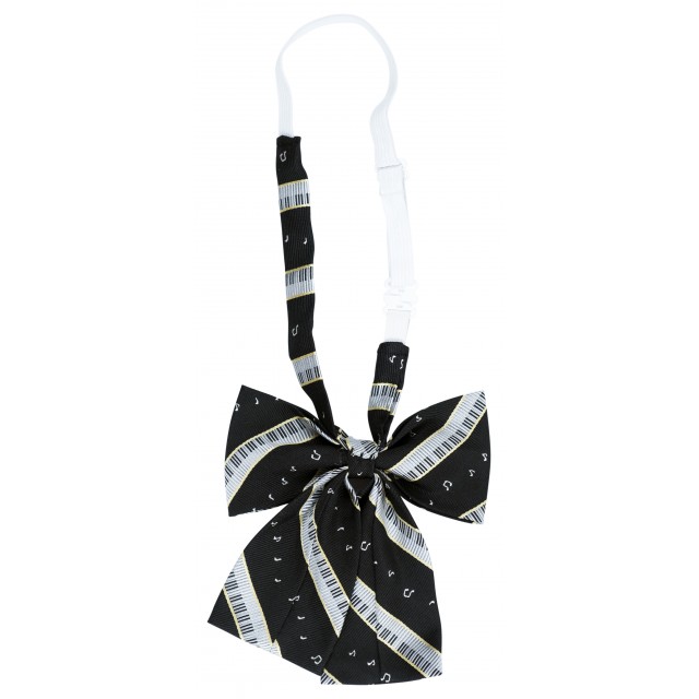 Black Piano Bow Tie