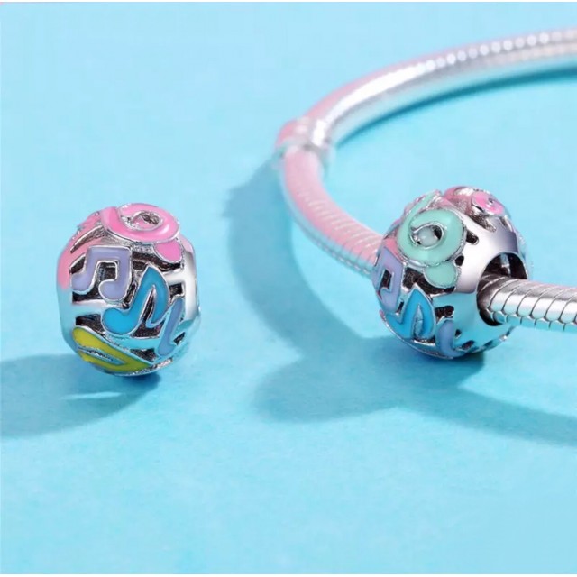 Colourful Musical Note Charm
