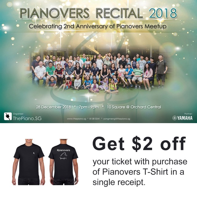 Pianovers Recital 2018