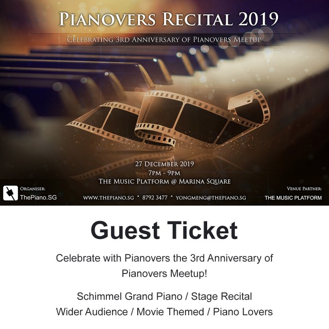 Pianovers Recital 2019