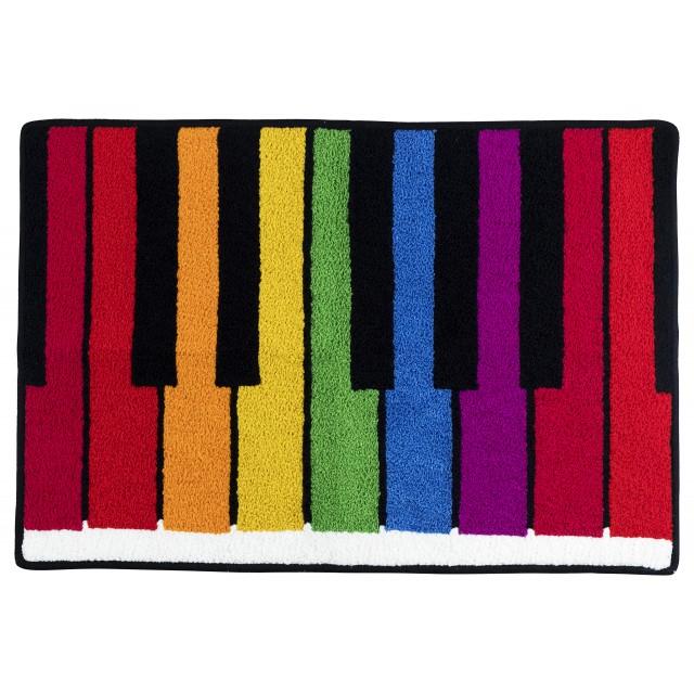 Colourful Piano Keyboard Floor Mat