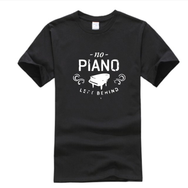 Piano Shaped Printed Cotton T-shirt